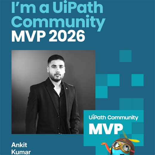 Post from UiPath with Ankit
