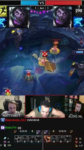 $10k Mundo Dodgeball 1v1 - NattyNatt vs AloisNL - Tyler1 ALL-STARS