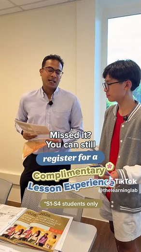 ✨ Something BIG has officially opened at Serene Centre ✨ Our newest space for Secondary and JC students is now open, with cluster classes aligned with NYGH and HCI and programmes for mainstream and IP students. Curious what a TLL class is like? 👀 Secondary students can sign up for our complimentary Lesson Experience, available till 31 March. 🔗 Register here: tll.sg/sle #TheLearningLab #AtTLL #TLLDifference #EducationSG #SereneCentre