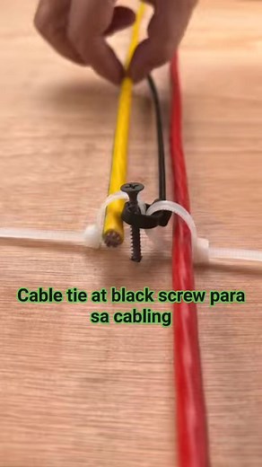 11K views · 29 reactions | Cable tie at black screw para sa cabling #fyp #fblifestyle #simpletips #dagdaganangkaalaman | Boss Vic | Facebook