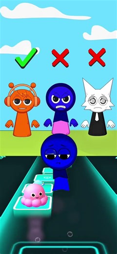 🎲😵 Sprunki got a random body! | Sprunki Animation | Tiles Hop Style #shorts