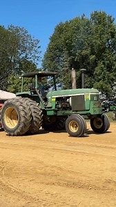 John Deere tractor pull sled #johndeere #tractor #tractorlife #tractorshow #farmlife | Someplace or Another