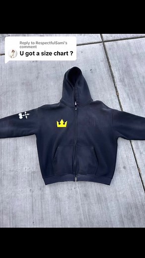 Replying to @RespectfulSami #greenscreen heres the size chart for the zip up! #clothingbrand #fyp #kingdomhearts #brand #kingdomhearts2 #roxas