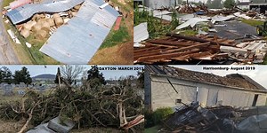 Different types of severe storm winds