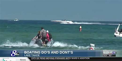 Boating season do’s and don’ts at Lake Tahoe