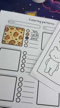 How to color leopard print pattern. #coloringtutorial