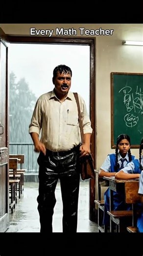 Heavy Rain Vs Math teacher 📚🌧"|| #viralshorts #shorts #funnymoments #school #funny