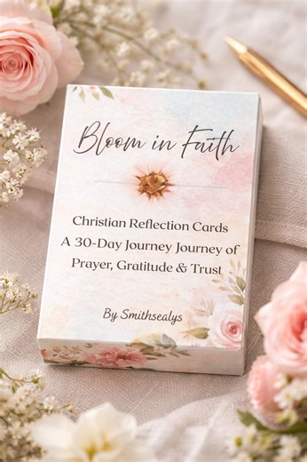 Faith Christian Reflection Cards, 33 Faith Prompt Cards, Scripture Gratitude Prompts, Christian Gift for Women, Prayer Journal Cards - Etsy