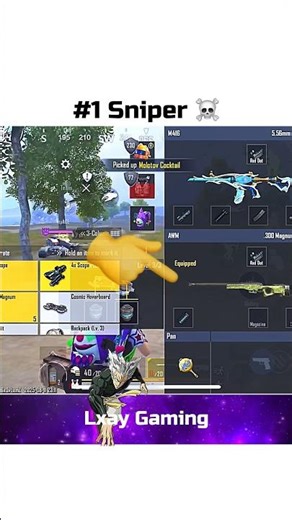 Dynamo 1v4 Awm 😱#bgmi #pubgmobile