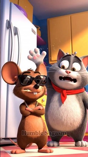 Billi vs Chhota Don Chooha Part 1 😹🐭 | Funny Cat Mouse Comedy | Hindi Cartoon Short