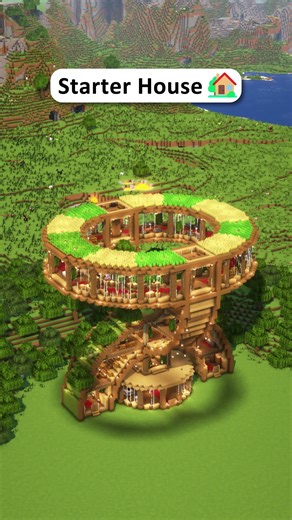 Minecraft Starter House🏠 - Download in bio #minecraft