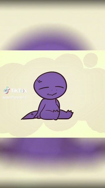 Farting Blueberry Lizard Animation: Cute and Funny