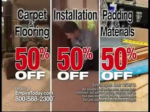 Empire Today 50 50 50 Sale Carpet And Flooring Commercial 2013