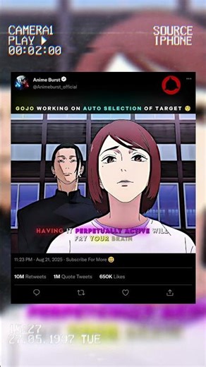 Gojo Working On Auto selection Target 🧐 #shorts