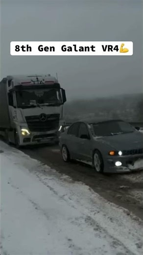 8th Gen Galant VR4 pulling Semi Truck 🚛