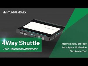 Hyundai Movex (현대무벡스) | 4-Way Shuttle | High-Density Storage & 4-Directional Automation