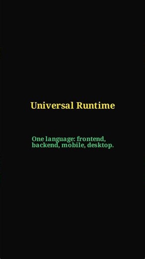 One Language to Rule Them All: Why JavaScript Runs EVERYWHERE #shorts #javascript