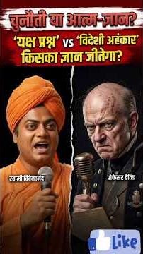 When Professor David got a befitting reply! 🚩 The power of Sanatan! #swamivivekananda