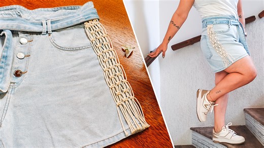 Que tal dar uma nova cara para aquela bermuda jeans antiga? Neste vídeo você vai aprender como aplicar macramê na bermuda de forma simples e estilosa! Esse aqui é o link de onde compro meu material: https://olhar.site/nobismacrame-osana-fkon2 🧵 MATERIAIS: - Tesoura - Fita métrica - Cola universal - Bermuda jeans - 6 cordões de 1,30 m Esse tutorial passo a passo vai te mostrar desde a preparação do tecido até os nós que transformam a peça em algo exclusivo, cheio de personalidade e no estilo boh