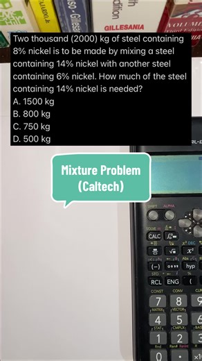 Mixture Problem Solutions for Electrical Engineers