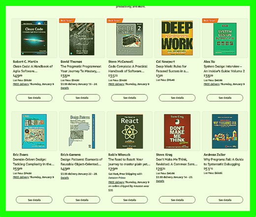 Los 10 mejores libros de desarrollo de software para convertirse en un mejor desarrollador de software en 2025 | HackerNoon