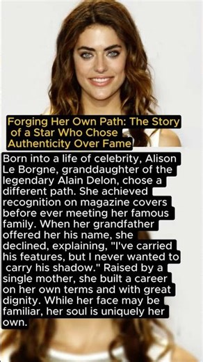 Forging Her Own Path: The Story of a Star Who Chose Authenticity Over Fame