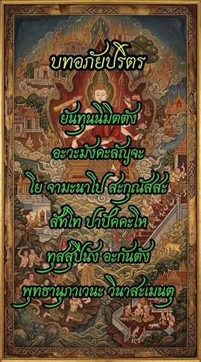 บทอภัยปริตร เปลี่ยนฝันร้ายกลายเป็นดี #สวดมนต์ #สวดมนต์ก่อนนอน