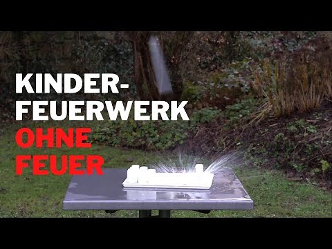 Rocket battery with effervescent tablets - experiment to try at home