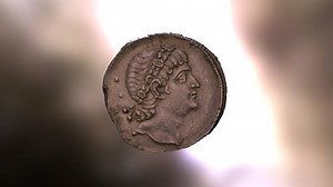 Constantine I Coin - 3D View