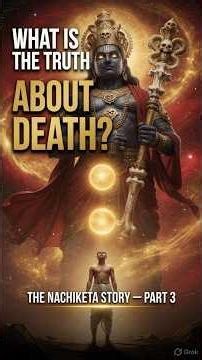 The Nachiketa Story Part 3 — The Question That Silenced the God of Death #vedicwisdom #upanishads