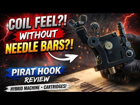 Hybrid Tattoo Machine With Cartridges?! Pirat Hook Review