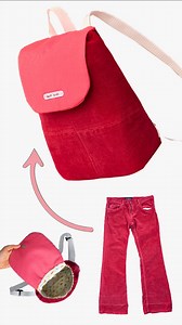 181K views · 2.1K reactions | Upcycle Old jeans into DIY Backpack easily Miarti✂️ | Miarti - Wiederverwendung | Facebook