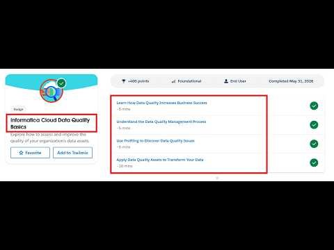 Informatica Cloud Data Quality Basics | Salesforce
