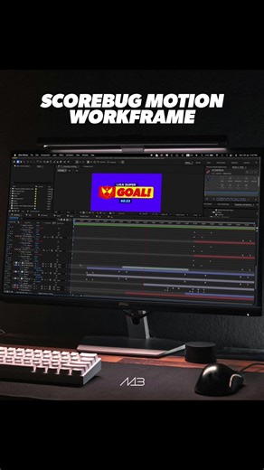 Scorebug Motion Workframe 💻✍️ Process. 🕒 Passion. ♥️ Dedication. 😌 Football. ⚽️ #FootballEdit #AfterEffects #Motion #Graphic #Design