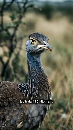 The World's Heaviest Flying Bird! Fun Facts About the Kori Bustard #shortsvideo #nature #shorts