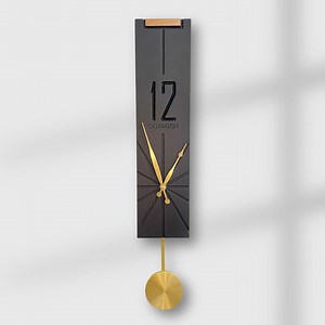 Vertical Aura - Designer Pendulum Wall Clock - Etsy