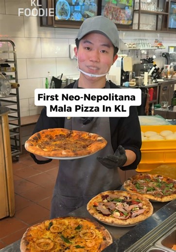 Spotted Neo-Nepolitana Mala Pizza in KL 🌶️ 📍 @Byond Walls Pizza - Old Klang Road - SS2 #Ad #pizza #mala