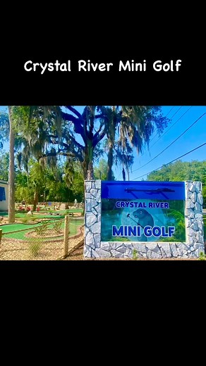 Come join the fun! Mini golf! #minigolf #crystalriver #crystalriverflorida | Crystal River Mini Golf