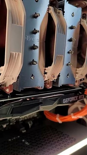 Installing the Noctua NH D15 premium cooler like a BOSS in Corsairs 4000d #shorts