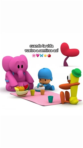 🌸 ¡Ya llegó la primavera! ☀️ ¡Disfruta del sol, la naturaleza y las flores con Pocoyo! #primavera