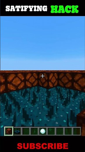 Minecraft Satisfying Hack #minecraftshorts#trend #mineland