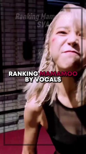 Mamamoo Vocal Ranking Using SVA Method