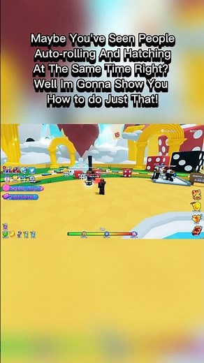 How To Auto-Roll And Hatch At The Same Time In BGSI! | #bgsi #roblox #bubblegumsimulatorinfinity |