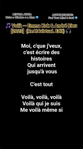 Voilà — Emma Kok & André Rieu (ReAI4virtual Edit) 🎧 | Immersive Reading • Focus 2030