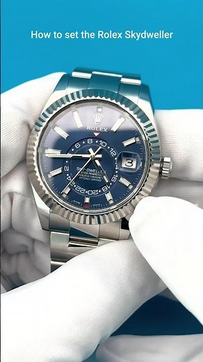 How to set the Rolex Skydweller | step by step guide