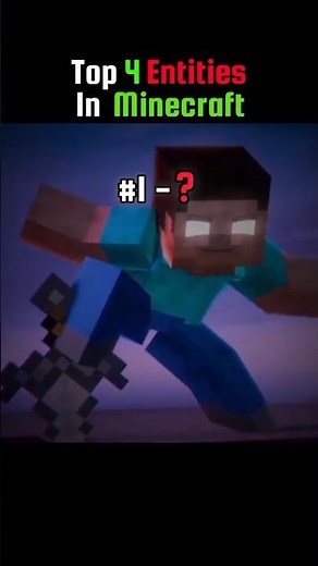 Top 5 Scariest Minecraft Entities 💀 #herobrine