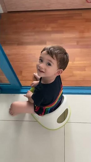 Potty trained at 2 yrs old! Amazing!