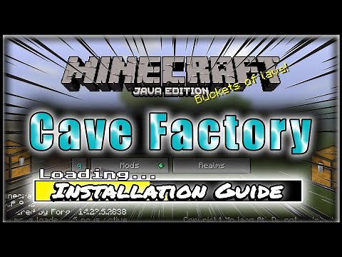 How To Download & Install Cave Factory for Minecraft