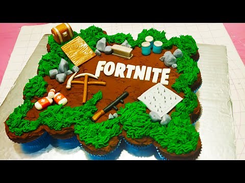 Fortnite Birthday Cake