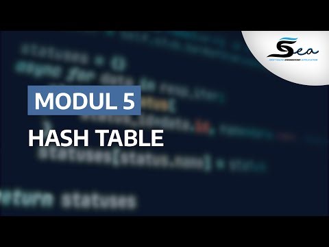 Materi Modul 5 - HASH TABLE | Praktikum Struktur Data